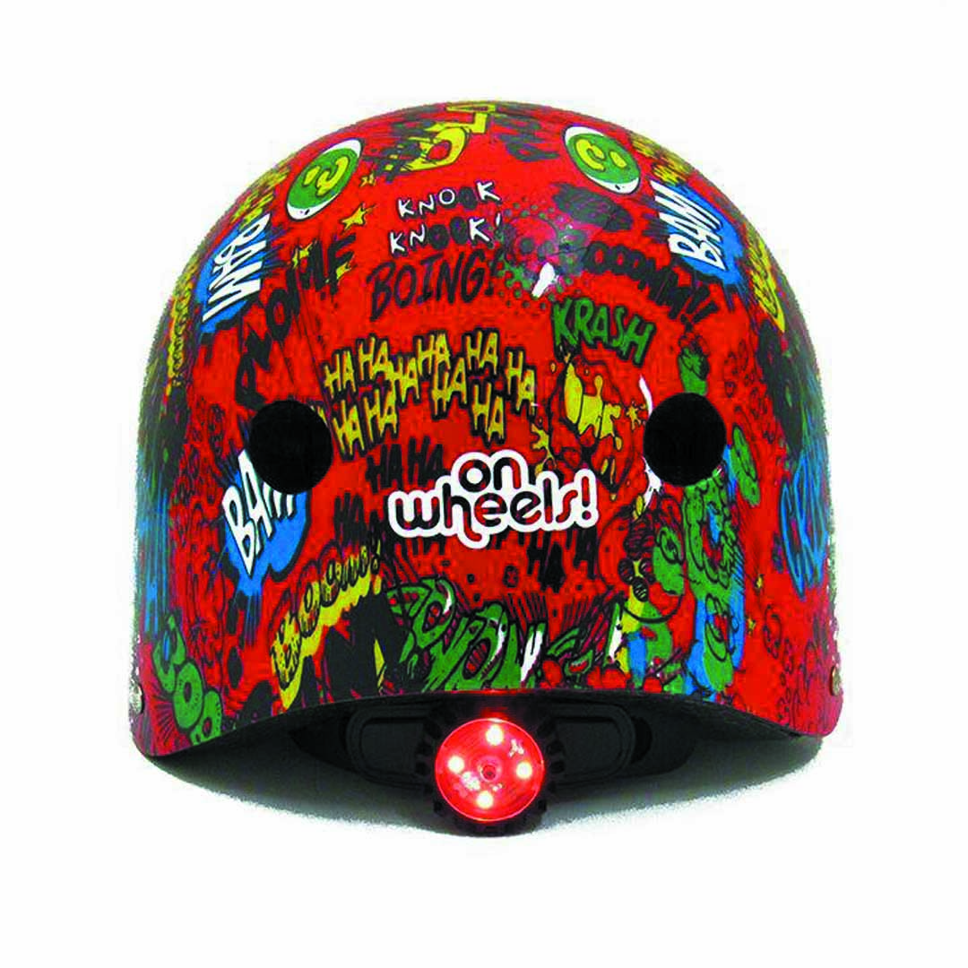 ONWHEELS CASCO NIÑO CON LUZ XS(48-52)