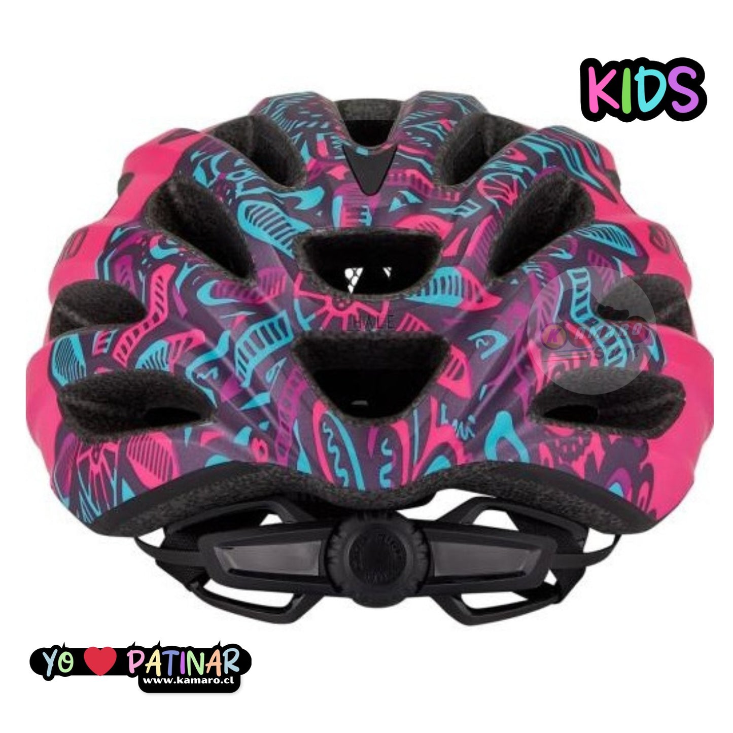 CASCO GIRO HALE NIÑOS MAT UY 18 EU PINK ROSADO
