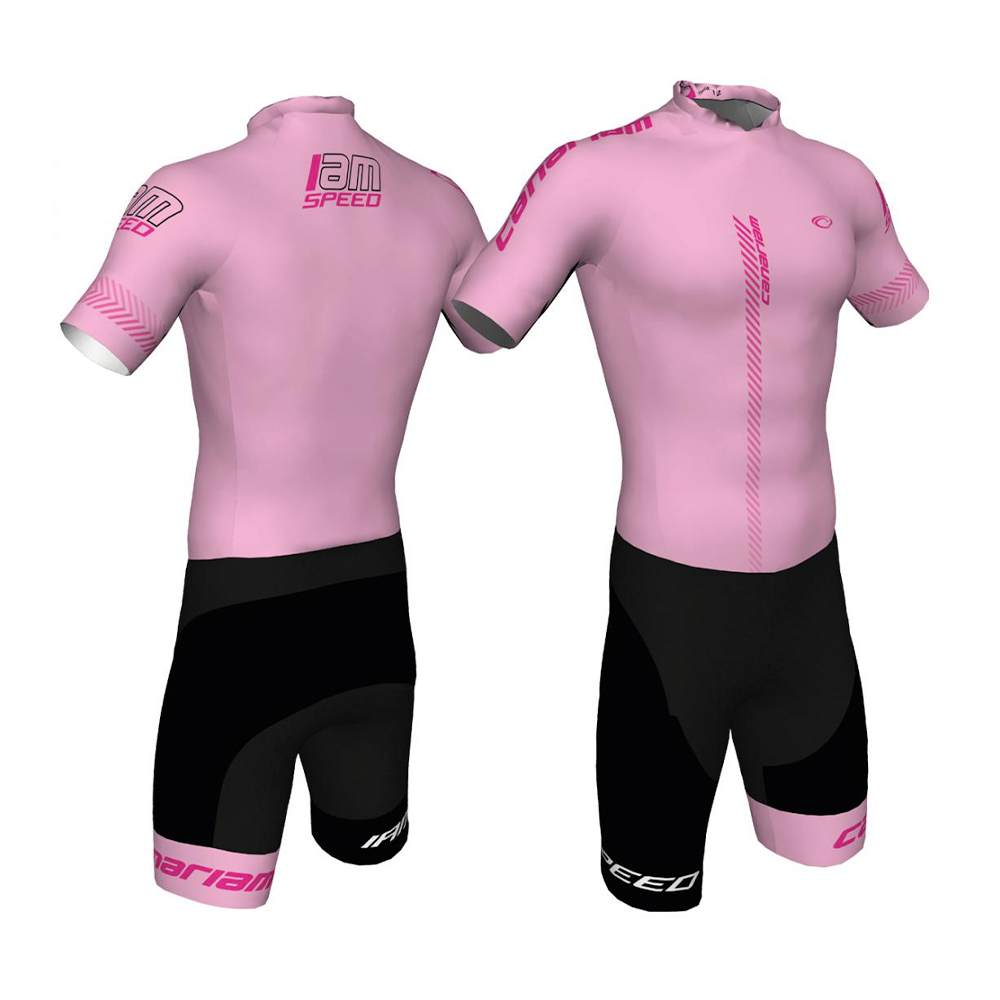 Canariam Body Manga Corta Pink Clasic