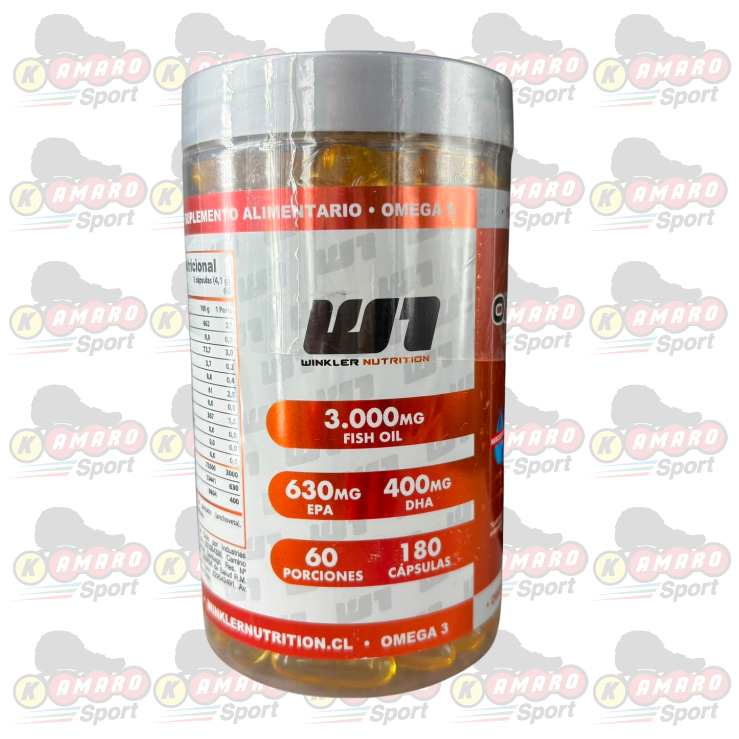 WINKLER-Omega 3 180 capsulas.