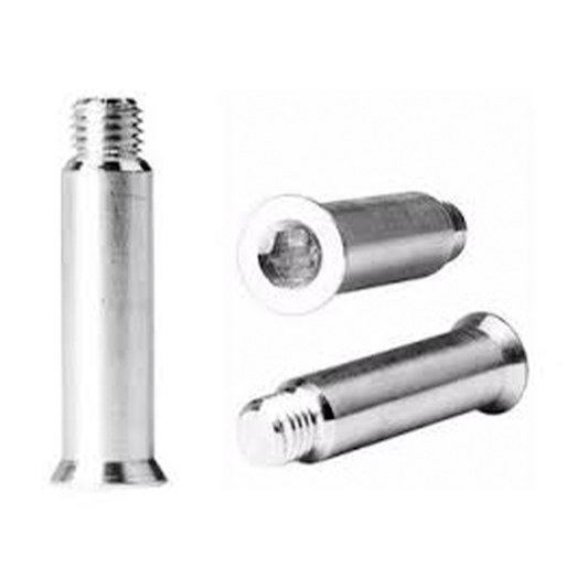 Perno Aluminio Unidad hexa 4mm