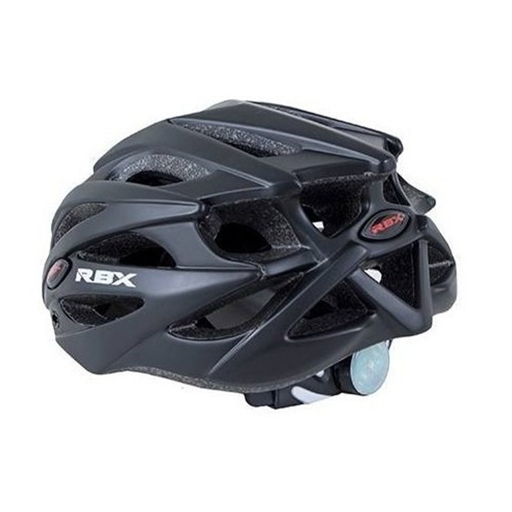 RBX Casco In Mold Negro Mate con luz