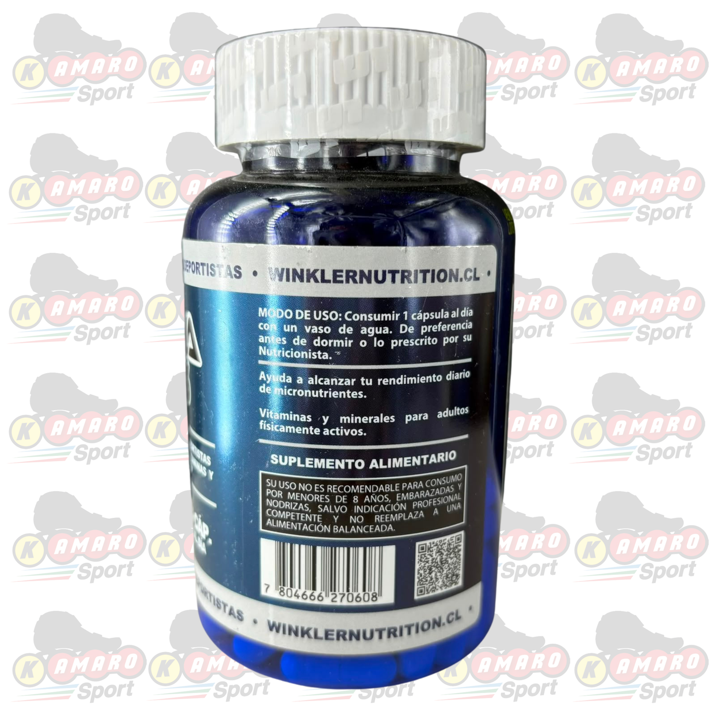 Winkler - ZMA+B6 (zinc magnesio y vitamina B6)