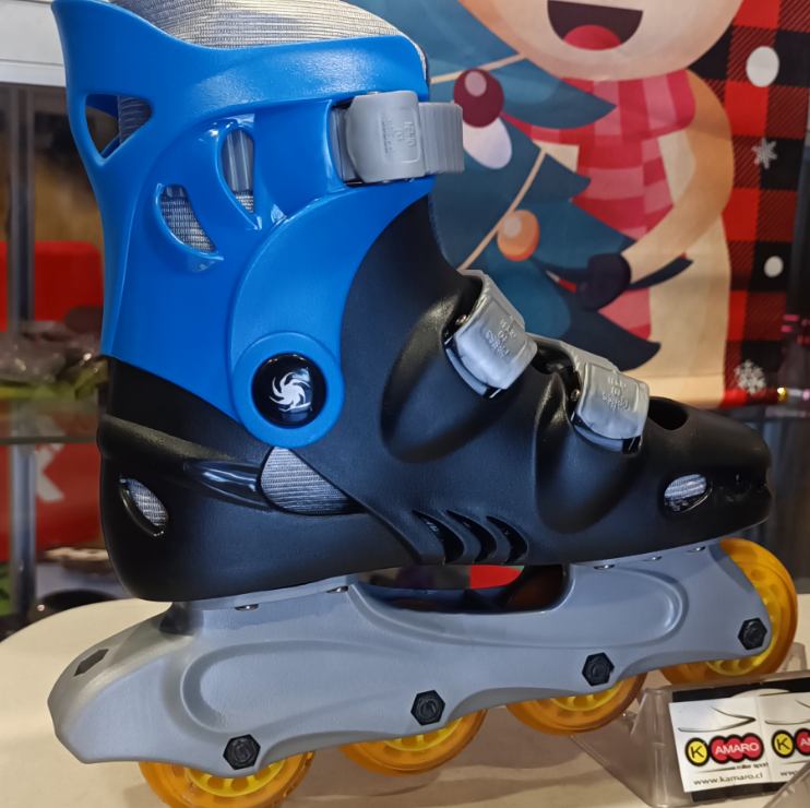 Hondar Patín en línea Holy basico negro azul T37