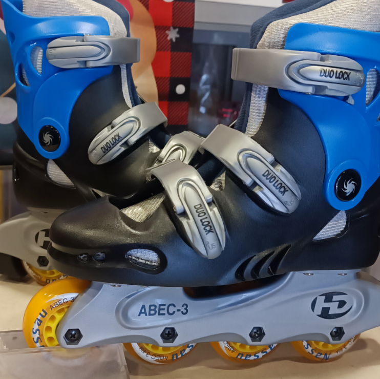 Hondar Patín en línea Holy basico negro azul T37