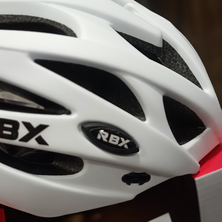 Rbx Casco Blanco Con luz Trasera