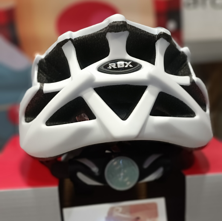 Rbx Casco Blanco Con luz Trasera
