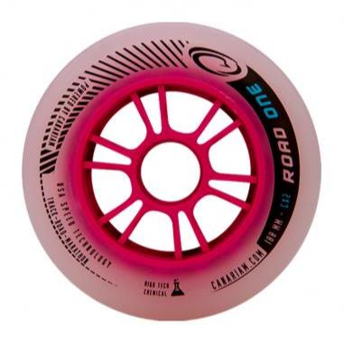 Canariam Rueda Road One 80mm XROLL+GRIP  86a rosada 8un