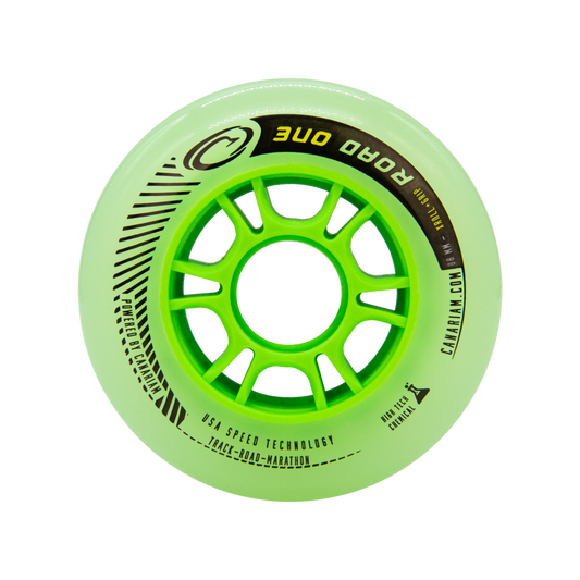 Canariam Rueda Road One 80mm XROLL+GRIP 86a verde 8un