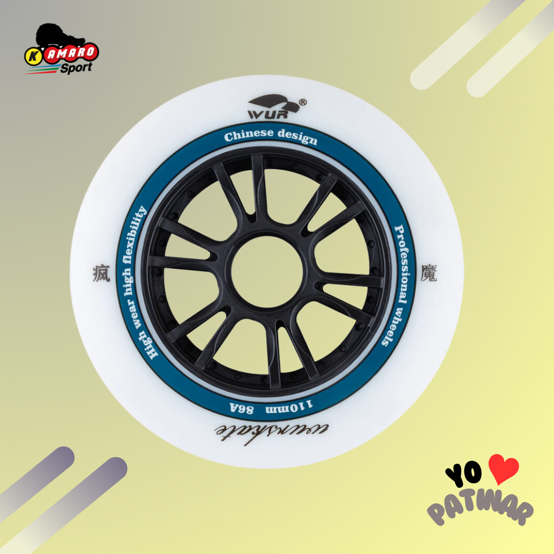 Wur - Rueda poliuretano 110mm 86a 8un