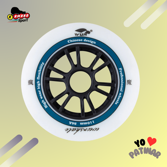 Wur -  Rueda poliuretano 110mm 86a 8un