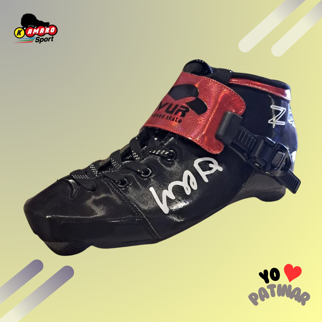 Wur - Bota fibra carbono Patin Carrera ZQ Red