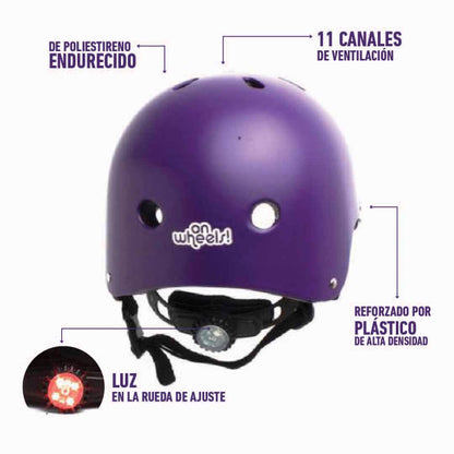 CASCO URBANO OW CON LUZ MORADO