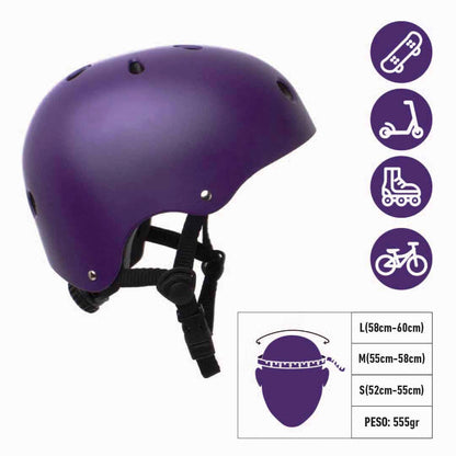 CASCO URBANO OW CON LUZ MORADO