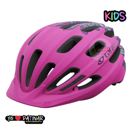 CASCO GIRO HALE NIÑOS MAT UY 18 EU PINK ROSADO