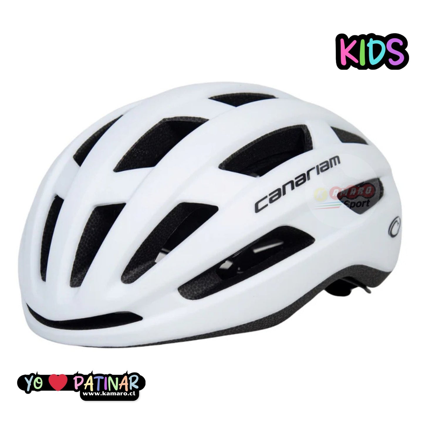 Canariam Casco Patinaje Pro-Max Blanco