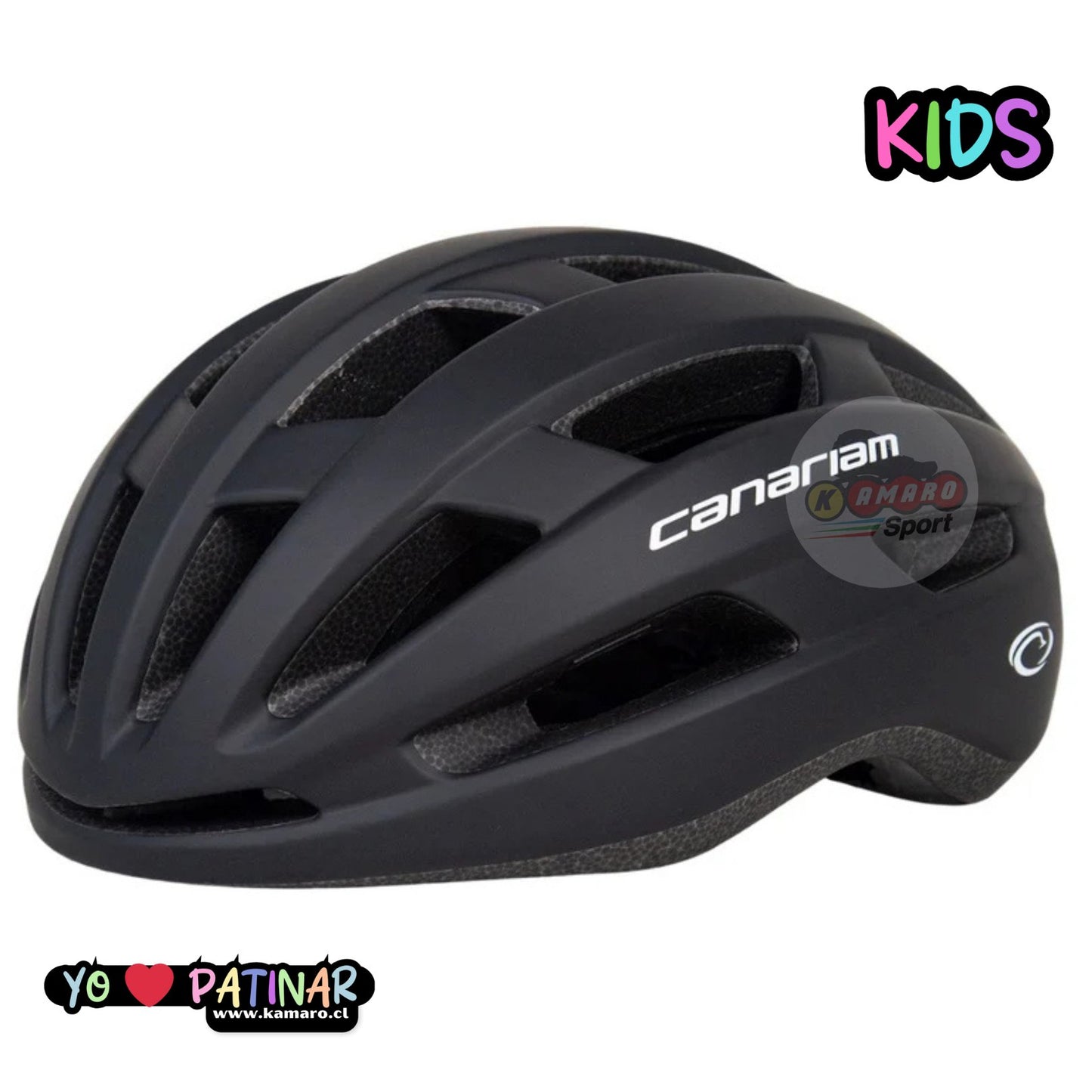 Canariam Casco Patinaje Pro-Max Negro