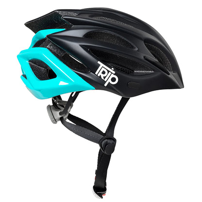 Trip Casco Black Turqueza