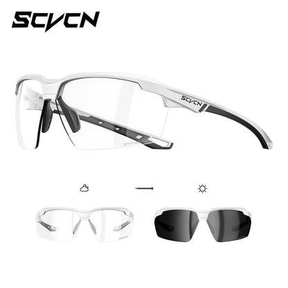 SCVCN -  Lentes de sol foto cromáticas para Patinaje, Ciclismo, Deportes  protección UV400