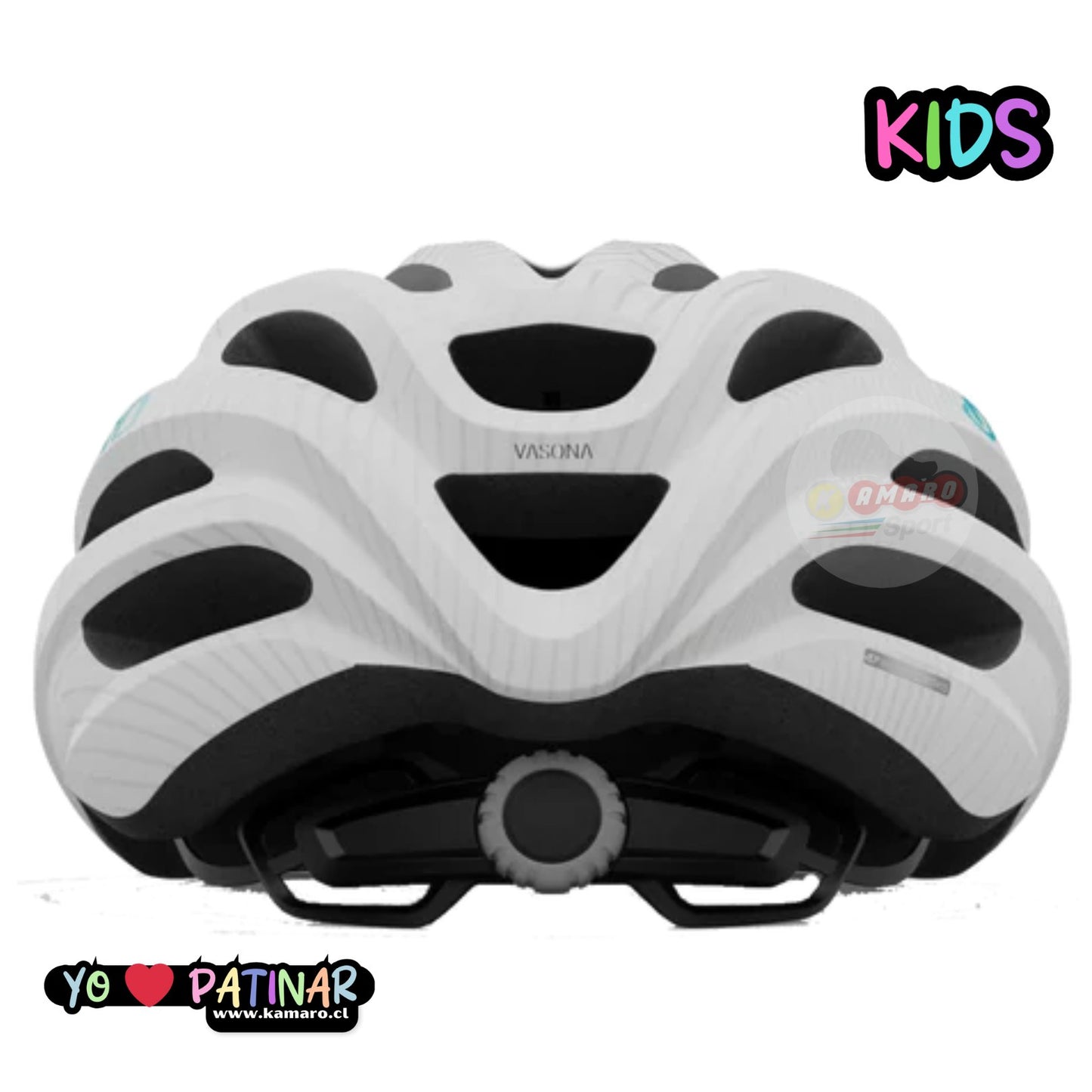 CASCO GIRO VASONA MAT WHITE UW 18 E