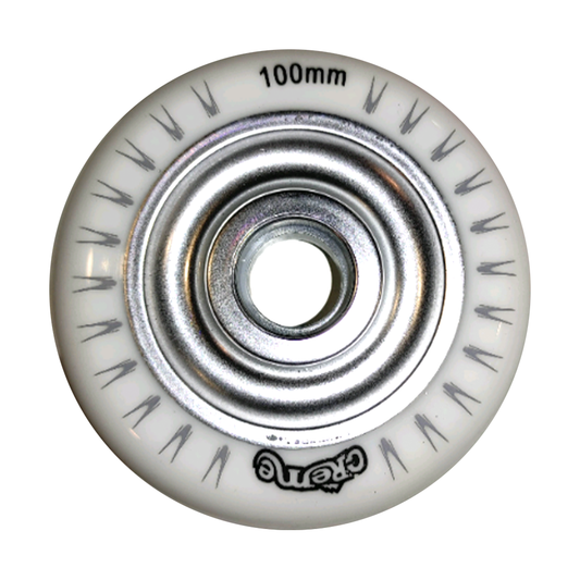 Rueda Creme Blanca 100mm 84a