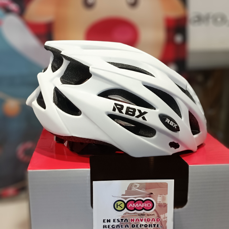 Rbx Casco Blanco Con luz Trasera